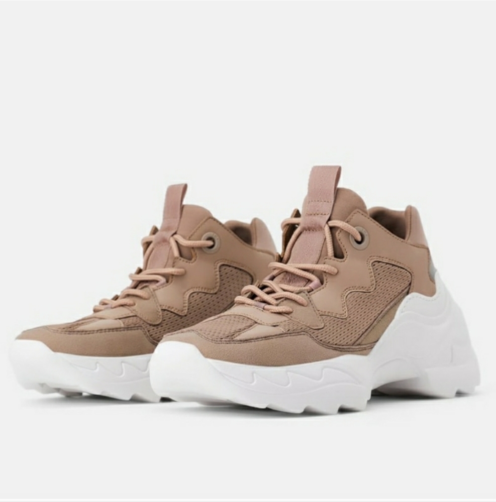 Zara Snackers Pink Salmon